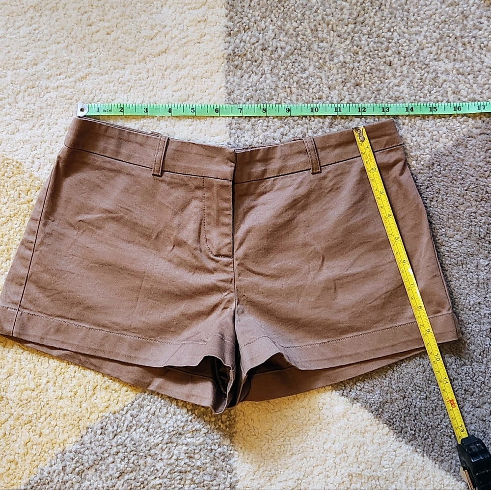 Tailored Dark Khaki Shorts Size 0